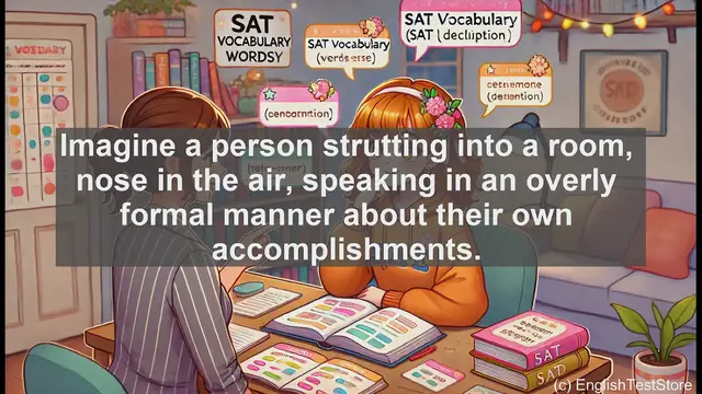 Video thumbnail for 5000 Must Know SAT Vocabulary - Pomposity: Understanding Excessive Self-Importance