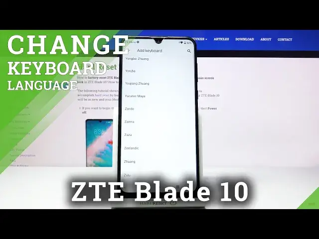 Video thumbnail for How to Set Up Keyboard Language on ZTE Blade 10 – Change Keyboard Language