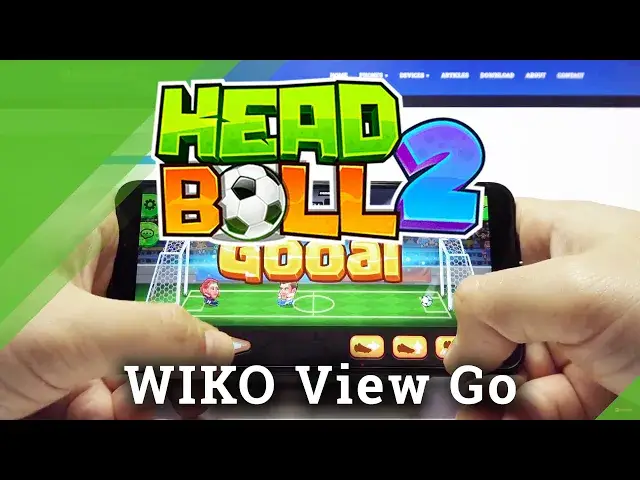 Video thumbnail for Wiko View Go - Head Ball 2 Game Test