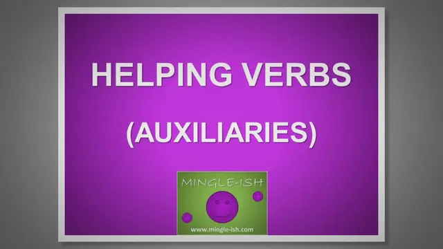 Video thumbnail for Helping (auxiliary) verbs expressing the PASSIVE VOICE - Grammar lesson