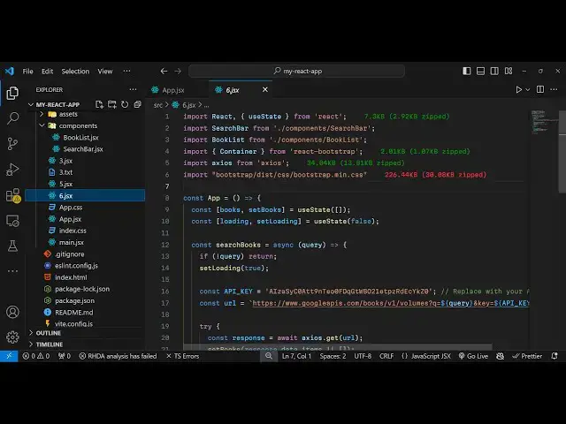 Video thumbnail for Build a React.js Google Books API Web App to Build Book Search App in Bootstrap