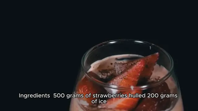 Video thumbnail for strawberry daiquiri recipe