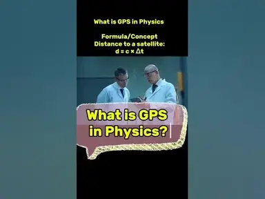 'Video thumbnail for What is GPS (Global Positioning System) in Physics?  #globalpositioningsystem #GPS #physics #science'