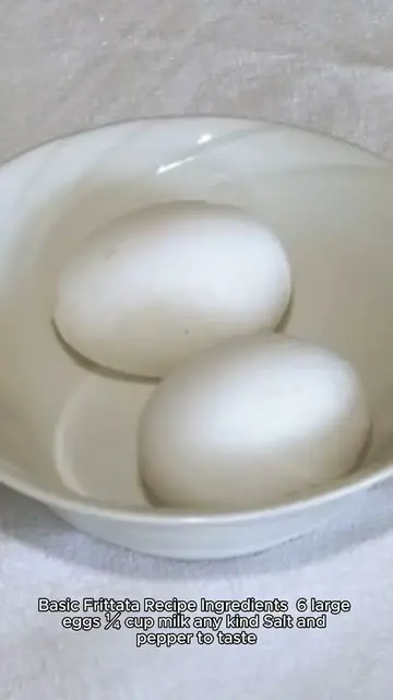 Video thumbnail for frittata recipe