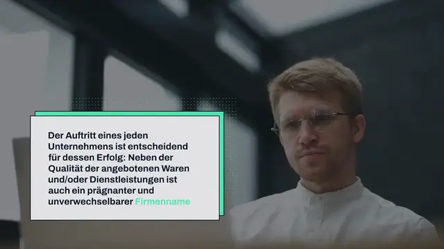 Video thumbnail for GbR Name: Namensgebung, Firmierung & Beispiele