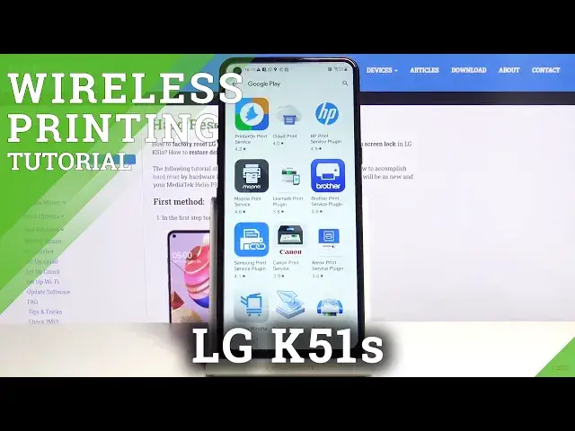 'Video thumbnail for How to Connect Printer in LG K51s – Wireless Connection'