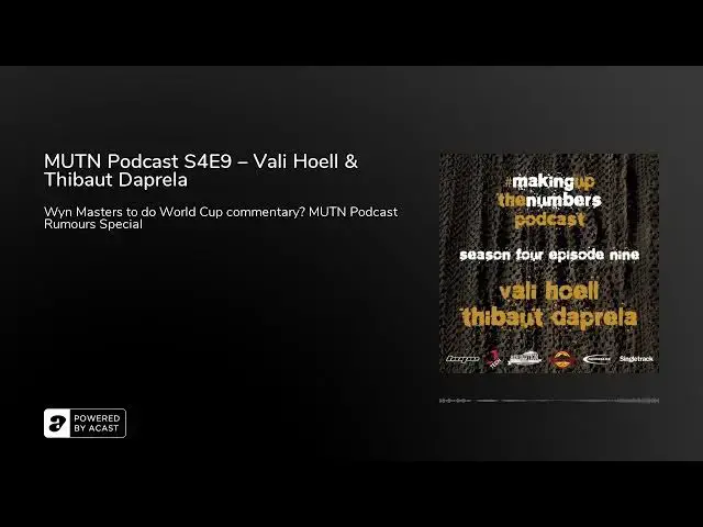 Video thumbnail for MUTN Podcast S4E9 – Vali Hoell & Thibaut Daprela