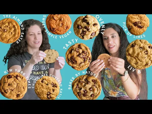 Video thumbnail for The Ultimate Vegan Chocolate Chip Cookie Taste Test #veganrecipes #tastetest
