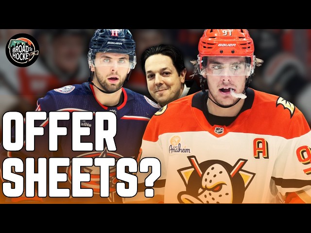 Video thumbnail for Could Flyers offer sheet Adam Fantilli or Leo Carlsson? | Broad Street Hockey