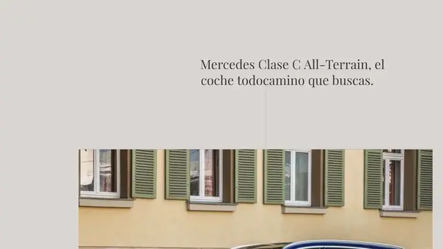 Video thumbnail for Mercedes Clase C All-Terrain.