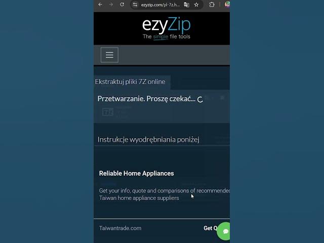 Video thumbnail for 📂 Rozpakuj Pliki 7z W Przeglądarce │ Bez Instalacji Oprogramowania