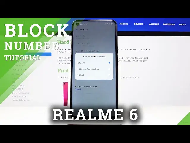 'Video thumbnail for How to Block Number in REALME 6 – Blacklist'