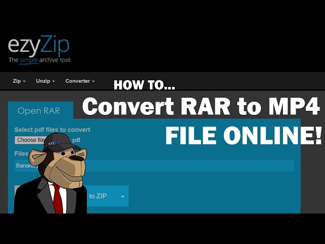Video thumbnail for How To Convert RAR To Video (MP4/AVI/MOV/QT/MPEG)