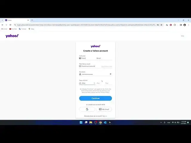 Video thumbnail for How to Create a New Yahoo Account