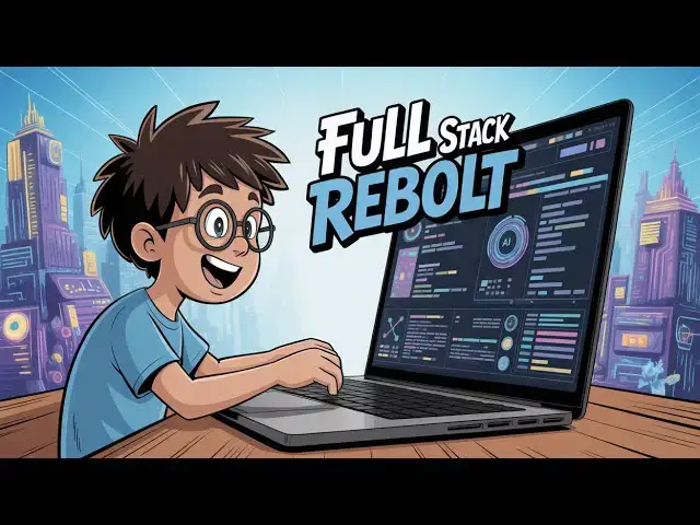 'Video thumbnail for Build Unlimited Full Stack AI Coding Apps Using Rebolt AI | FREE Claude,Cursor & Gemini Killer??'