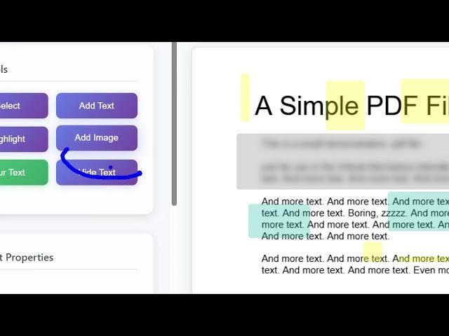 Video thumbnail for Build a Canva Style PDF Editor to Annotate & Edit PDFs in the Browser Using PDF-LIB HTML & JS