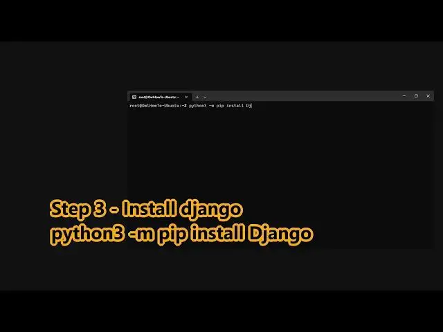 'Video thumbnail for How to Install Django on Ubuntu'