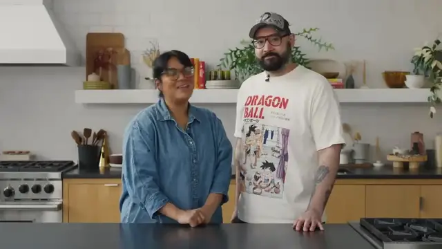 'Video thumbnail for Lychee Challenge; 2 Chefs Make Dinner and Dessert With Lychee ¦ Mystery Menu ¦ NYT Cooking (720p 24fps)'