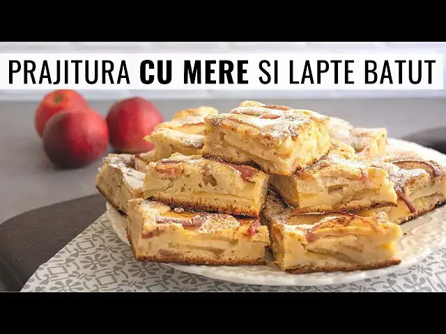 Video thumbnail for Ieftină și rapidă! Prăjitură simplă cu mere și lapte bătut | Bucate Aromate