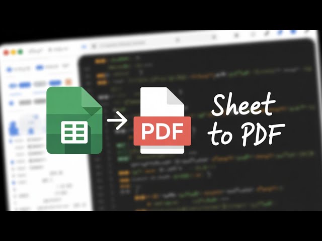 Video thumbnail for Google Apps Script Tutorial to Email Google Sheet as PDF Document on Button Click in SpreadSheet
