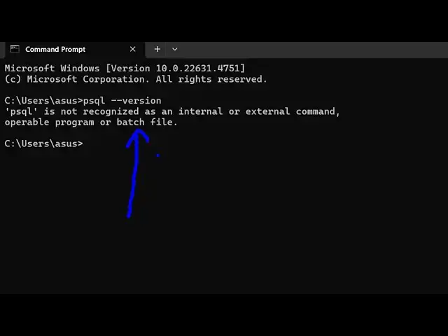 Video thumbnail for [Solved] Postgresql psql is not recognized as an internal and external command Error