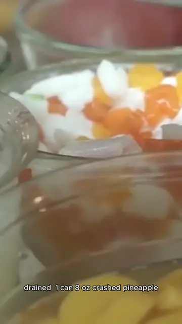 Video thumbnail for ambrosia salad recipe