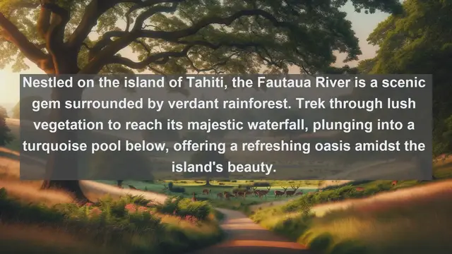 Video thumbnail for Paradise Unveiled: Top 10 Famous Rivers in French Polynesia