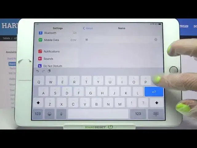Video thumbnail for How to Change Device Name on IPAD 4 MINI - Personalize iPad Name
