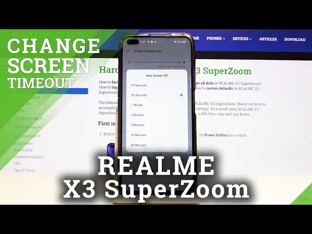 Video thumbnail for How to Set Up Screen Timeout on REALME X3 SuperZoom – Display Timeout