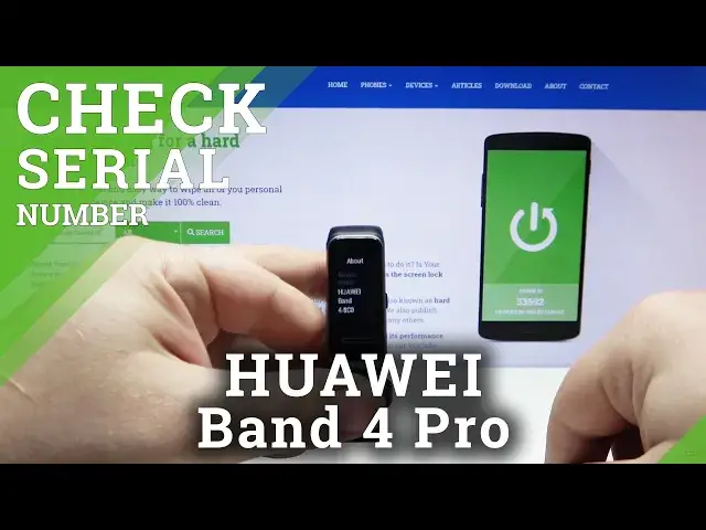 'Video thumbnail for How to Check Serial Number in HUAWEI Band 4 Pro – Specifications / Serial Number'