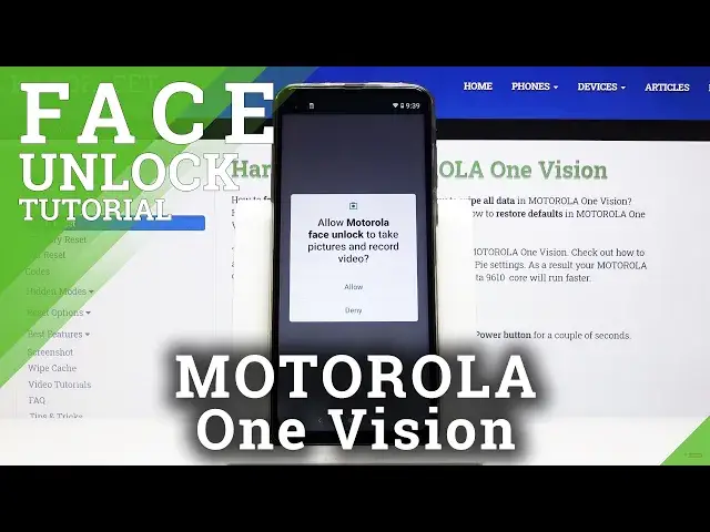 Video thumbnail for How to Enable Face Unlock in Motorola One Vision - Screen Protection