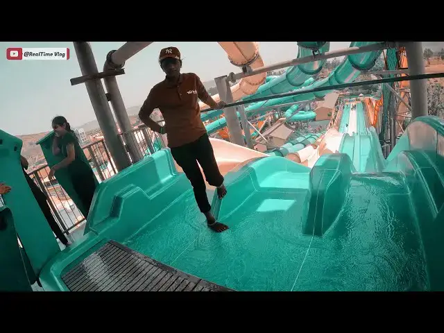 Video thumbnail for Sky Fall & Free Fall Water Slides at Wet N Joy Water Park Lonavala | THRILL RIDES - Aqua Water Park
