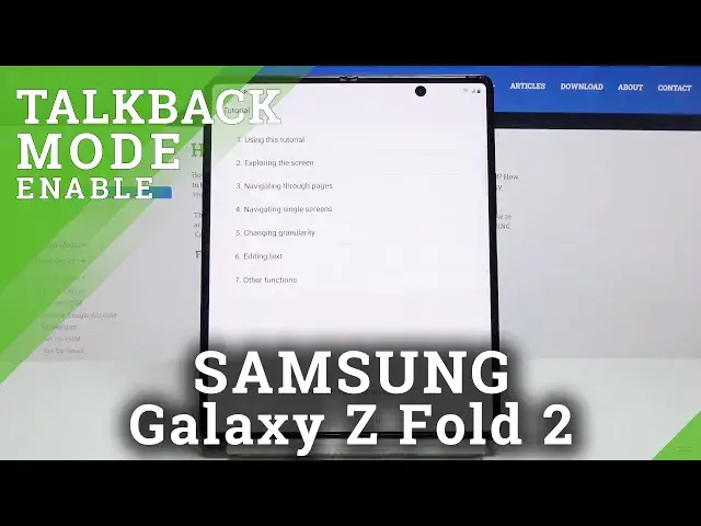 'Video thumbnail for How to Activate TalkBack in SAMSUNG Galaxy Z Fold 2 – Voice Assistant'