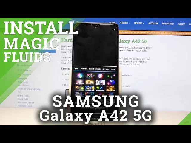 'Video thumbnail for How to Download and Install Magic Fluids on SAMSUNG Galaxy A42 5G – Apply Live Wallpaper'