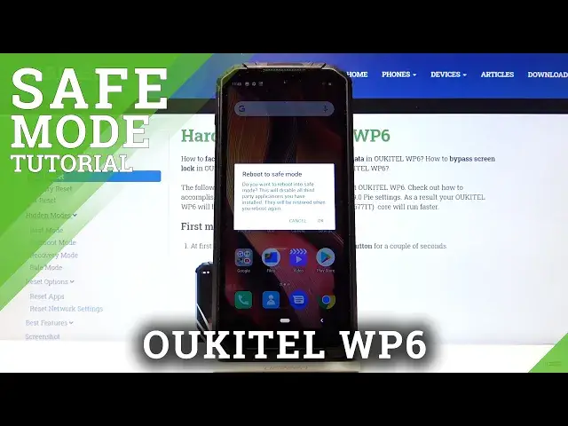 'Video thumbnail for How to Enable Safe Mode in OUKITEL WP6 – Boot Your Smartphone in Safe Mode'