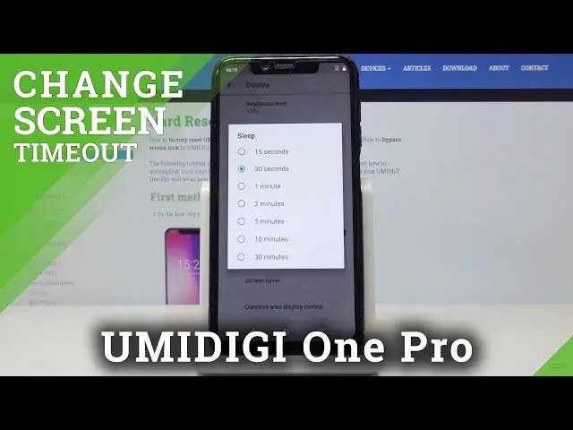 'Video thumbnail for How to Set Screen Timeout in UMIDIGI One Pro – Screen Blackout'