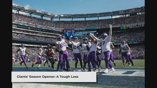 Video thumbnail for Giants Stumble in Season Opener: Analyzing the 28-6 Loss to Vikings