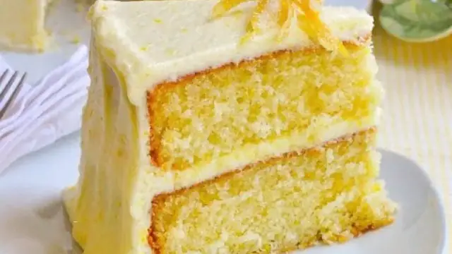 Video thumbnail for Lemon Velvet Cake With Cream Cheese Frosting