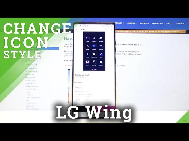 Video thumbnail for Change Icon Style - LG Wing Display Settings