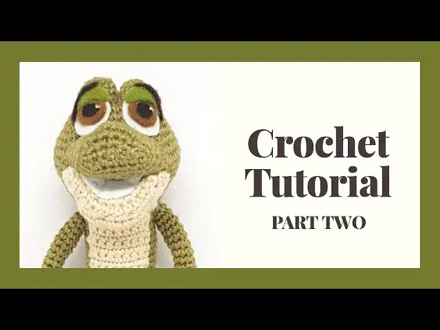 'Video thumbnail for Frog Naveen Crochet Tutorial Part 2 of 3 - Princess and the Frog'