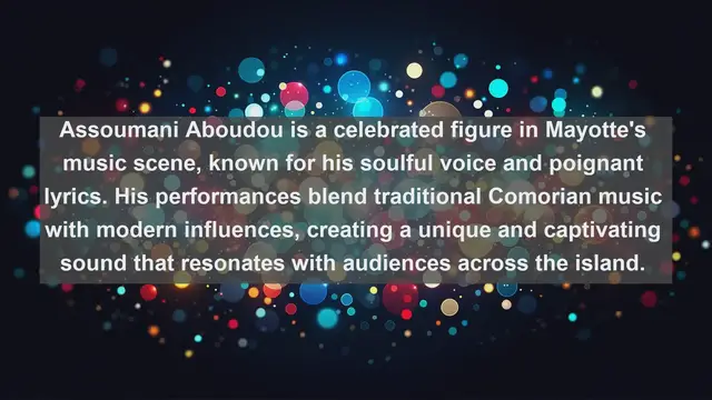 Video thumbnail for Melodic Magic: Top 10 Famous Singers from Mayotte