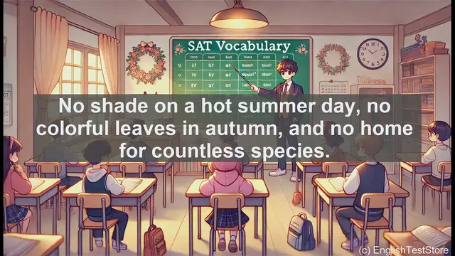 Video thumbnail for 5000 Must Know SAT Vocabulary - Arboriculture: The Science of Tree Care