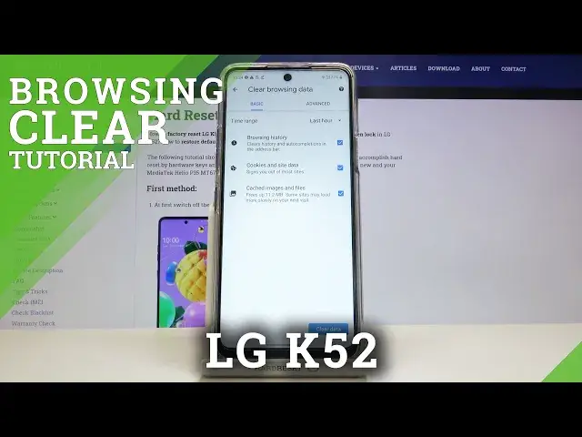 Video thumbnail for How to Clear Browsing Data on LG K52 – Clear Cookies and Browsing History