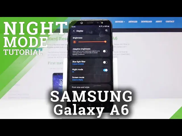 'Video thumbnail for How to Activate Eye Protection Mode in Samsung Galaxy A6 – Enable Night Mode'