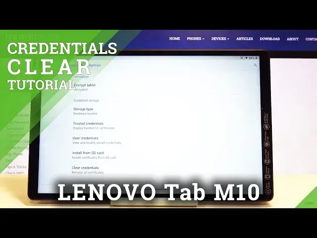 'Video thumbnail for How to Clear Credentials in LENOVO Tab M10 – Remove Credentials'