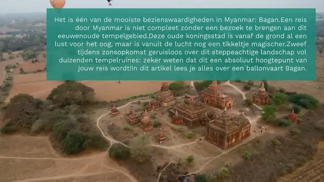 Video thumbnail for BALLONVAART BAGAN: EEN MAGISCHE TOCHT OVER DUIZEND TEMPELS