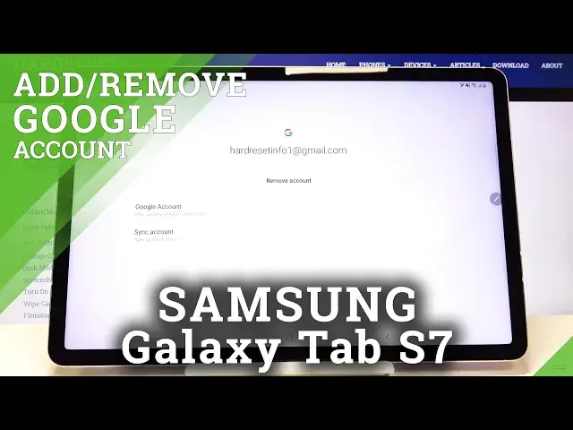 'Video thumbnail for How to Add / Remove Google Account in SAMSUNG Galaxy Tab S7 – Customize Google Profile'