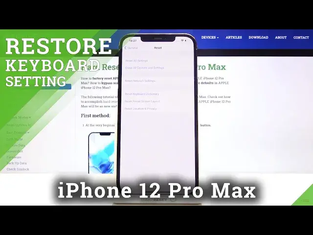 'Video thumbnail for How to Reset Keyboard Dictionary in iPhone 12 Pro Max – Keyboard Dictionary'