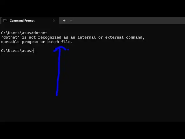 Video thumbnail for How to fix dotnet is not recognized as an internal and external Command Error in Terminal