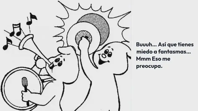 Video thumbnail for Fantasmas para colorear